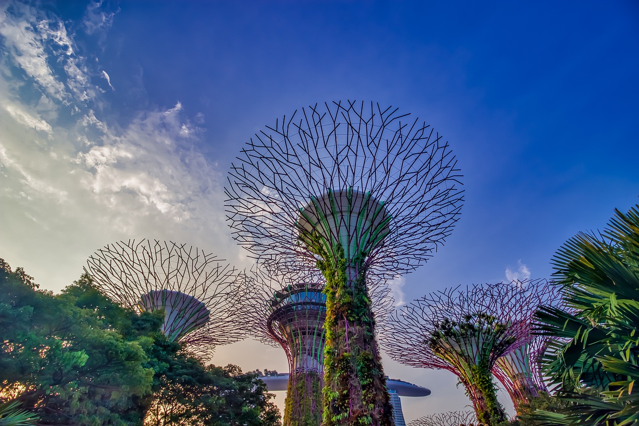 Singapura super árvores