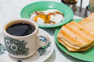 Pequeno almoço em Singapura