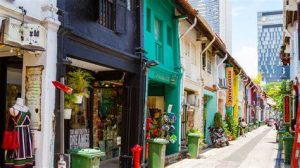 Arte urbana e bares alternativos em Haji Lane, Singapura